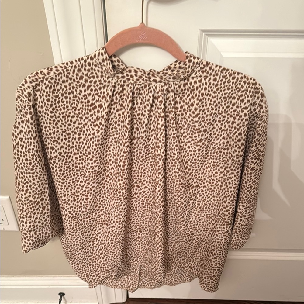 Leopard Print Blouse
